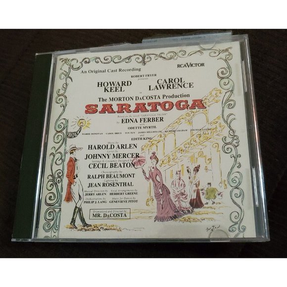 Saratoga RCA Victor Original Cast Recording Howard Keel Carol Lawrence Like New - Picture 1 of 4